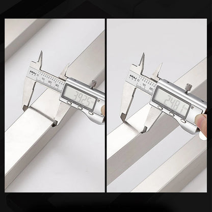 JACHOR Square Shape Glass Door Handles Stainless Steel Moving Doors Pull Handle Set Shower Door Interior Door Hardware Fittings