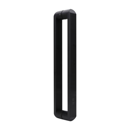 Glass door handle black 304 stainless steel shower room handle shop office sliding door handle Matt black