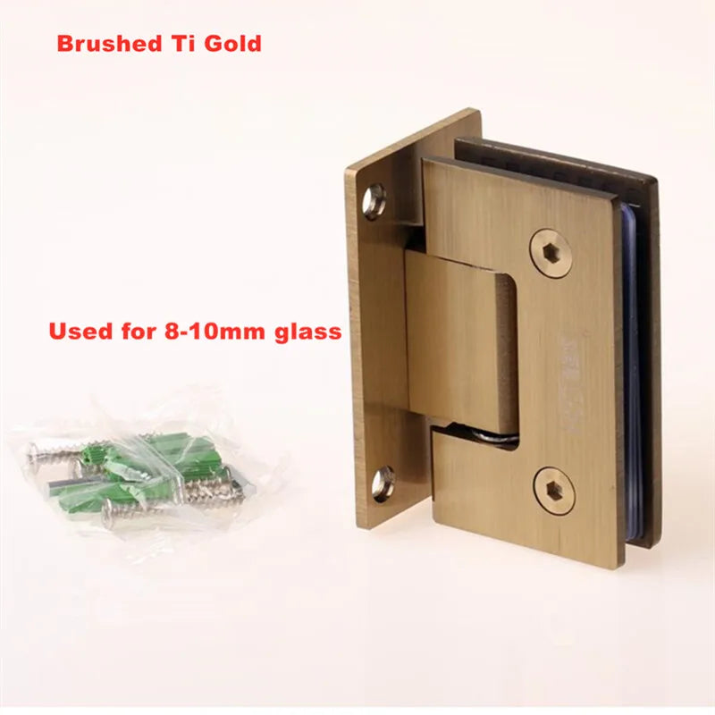 Stainless steel glass door hinge shower room hinge bathroom frameless glass two-way 90 degree w(XYGL-20)