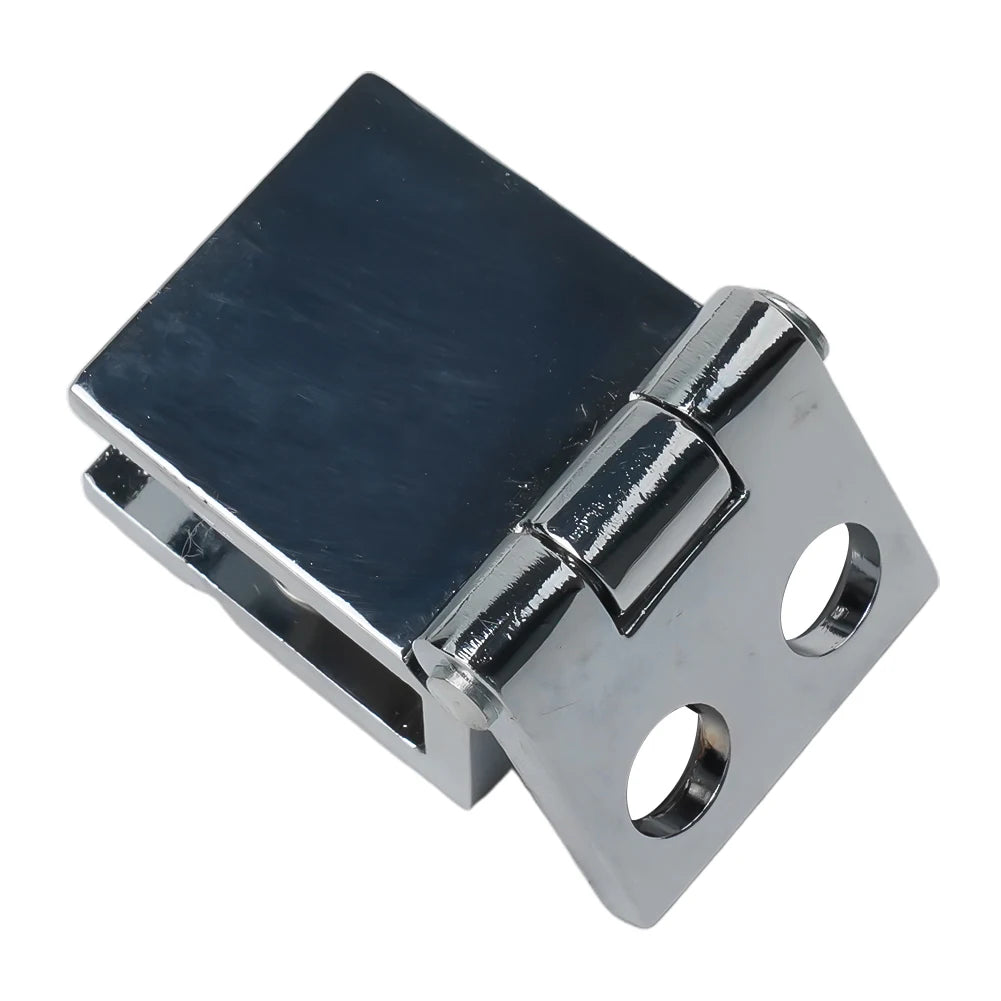 Glass Door Hinge Clamp  Zinc Alloy Bathroom Shower Glass Door Hinges Cabinet Cupboard Hardware Clamp Hinge Door Hardware