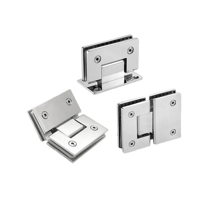 90°/135°/180° Clip Home Easy Install Glass Clamp Door Cabinet Showcase Clip Glass Shower Cupboard Furniture Hinge Parts